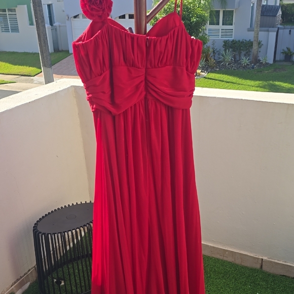 Red Maxi Dress from David Bridal - Picture 3 of 3